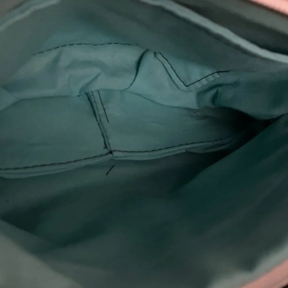 Moon and stars celestial crossbody bag, small purse, handmade, metallic, cotton - Picture 9 of 9